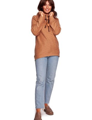 Oversized Cozy Hoodie Sweatshirt - Tunic Style