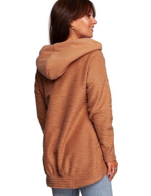 Oversized Cozy Hoodie Sweatshirt - Tunic Style