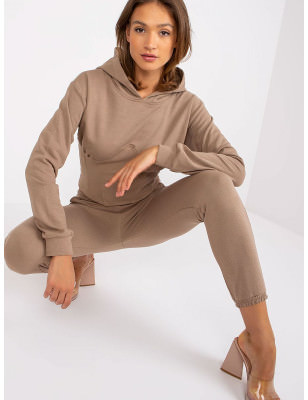 Women's Cozy Hoodie Sweatshirt Set with Corset Detail