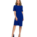 Double Overlap Pencil Dress - Elegant & Comfortable