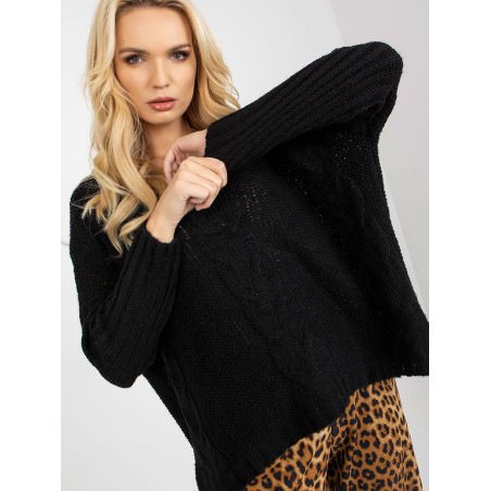 Women's Heart Neckline Long Sleeve Sweater