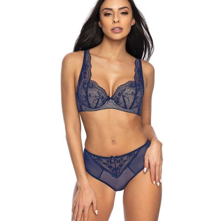 Elegant Padded Lace Bra with Wire Support