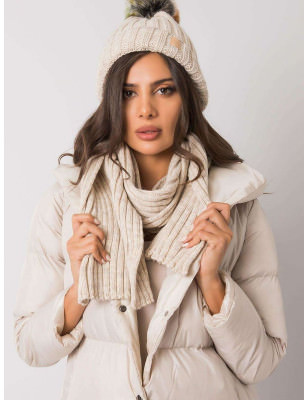 proLuxury Acrylic Hat & Scarf Set - Winter Warmth Gift_Caps & Hats for Women