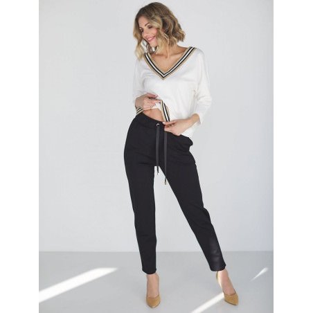 proBlack Stretch Pants for Women Versatile Office or Casual Wear_Women`s Tracksuit Bottoms, Sports Pants