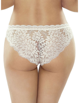 Bra Style Lace Panties with Microfiber Front