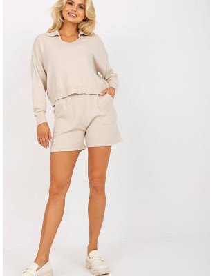 proLoose Sweater and Shorts Set Casual Comfort_Pants, Trousers, Shorts