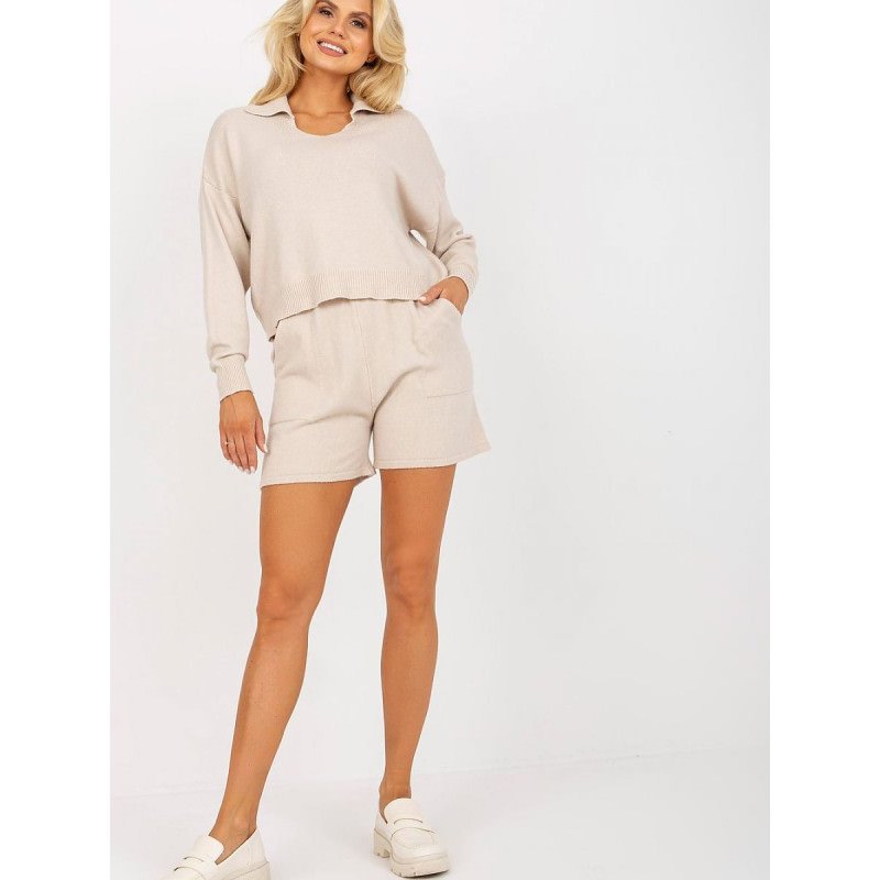 proLoose Sweater and Shorts Set Casual Comfort_Pants, Trousers, Shorts