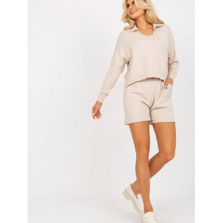 Loose Sweater and Shorts Set Casual Comfort