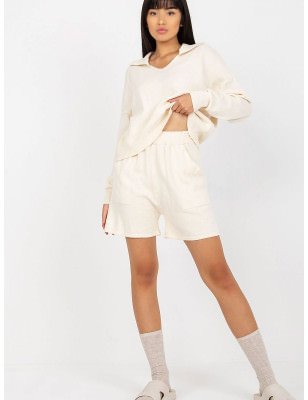 Loose Sweater and Shorts Set Casual Comfort