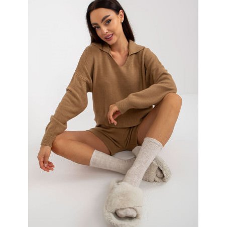 proLoose Sweater and Shorts Set Casual Comfort_Pants, Trousers, Shorts