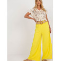 High-Rise Decorative Crease Pants