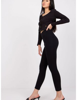 Ribbed Stretchy Leggings - Versatile Styling for Women