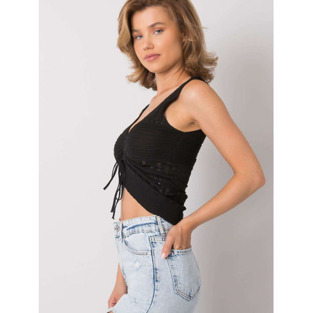 Knitted Acrylic Top - Soft, Ribbed & Versatile