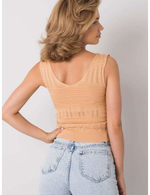 Knitted Acrylic Top - Soft, Ribbed & Versatile