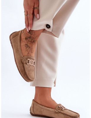 Eco-Friendly Suede Moccasins for Women - Non-Slip Comfort