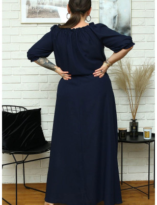 Plus size dress model 182178 Karko