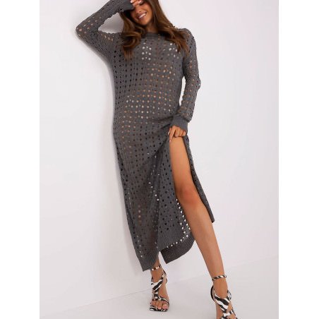 proOpenwork Long Knit Dress Elegant Openwork Design_Beach Dresses, Cover-Ups, Pareos