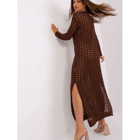 proOpenwork Long Knit Dress Elegant Openwork Design_Beach Dresses, Cover-Ups, Pareos