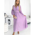 Elegant Pleated Chiffon Dress for Women