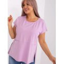 Plus Size Blouse, Flattering Short Sleeve Top with Pockets