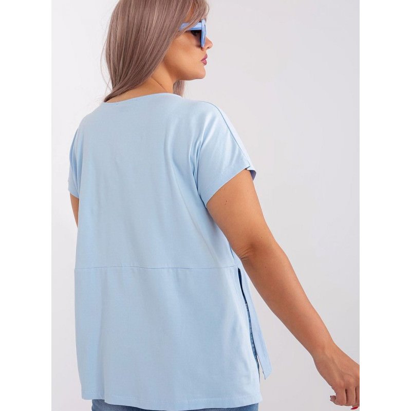 proPlus Size Blouse, Flattering Short Sleeve Top with Pockets_Plus Size Shirts, Blouses, Tunics