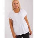 Plus Size Blouse, Flattering Short Sleeve Top with Pockets