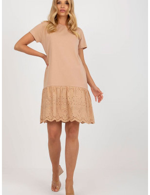 Cotton Ruffle Hem Summer Dress