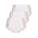 High Waisted 3-Pack Cotton Panties - Breathable, Comfy & Slimming