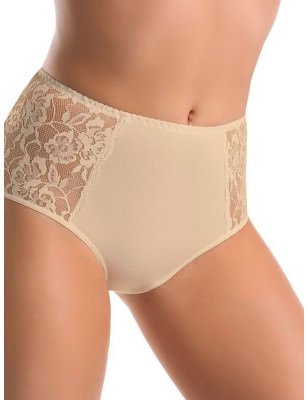 High-Waisted Cotton Lace Panties Underwear