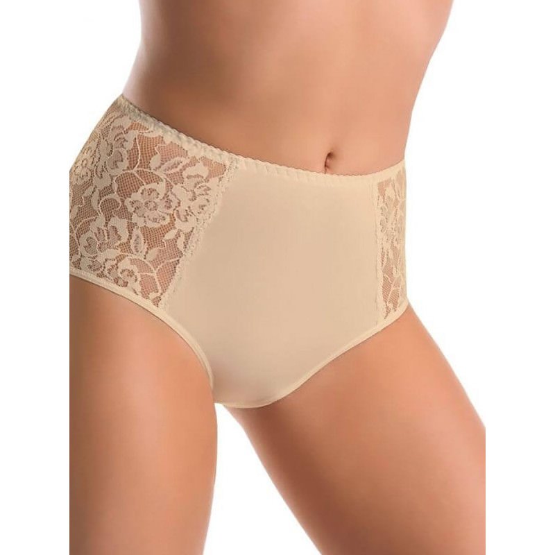 proHigh-Waisted Cotton Lace Panties Underwear_Briefs