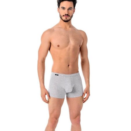 Men's Gray Boxer Shorts 3-Pack - Breathable Cotton, Durable Fit
