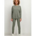 Luxury Knit Sweatpants for Women - Soft, Elastic Waistband & Cuffs