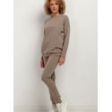 Luxury Knit Sweatpants for Women - Soft, Elastic Waistband & Cuffs