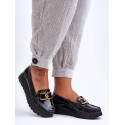 Women's Leather Moccasins, Stabilizing Heel Counter, Elegant Design