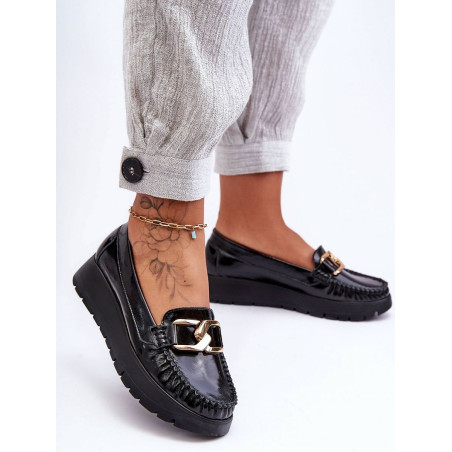 Women's Leather Moccasins, Stabilizing Heel Counter, Elegant Design