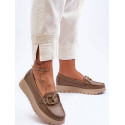 Women's Leather Moccasins, Stabilizing Heel Counter, Elegant Design