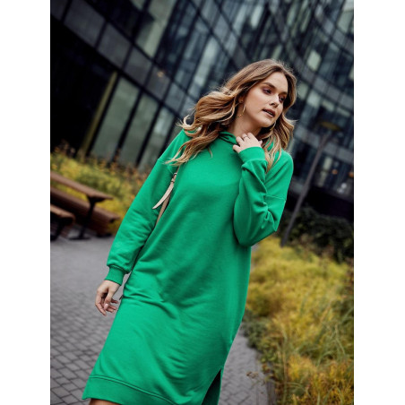 proOversized Cotton Hoodie Dress - Cozy & Stylish Autumn Winter Wear_Day Dresses