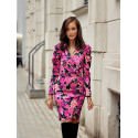 Convertible Dress with Buff Sleeves & Torso Creases