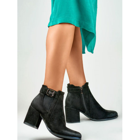 proCozy Suede Leather Ankle Boots with Buckle Detail_Women`s Ankle Boots & Booties