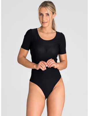 Semi-Circular Neckline Bodysuit