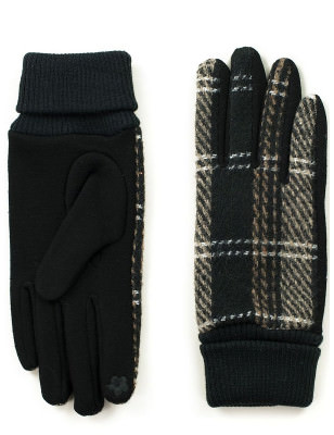 proStylish Check Design Winter Fleece Gloves_Women`s Gloves