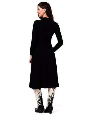 Over-the-Knee Dress Elegant Fit, Long Sleeves