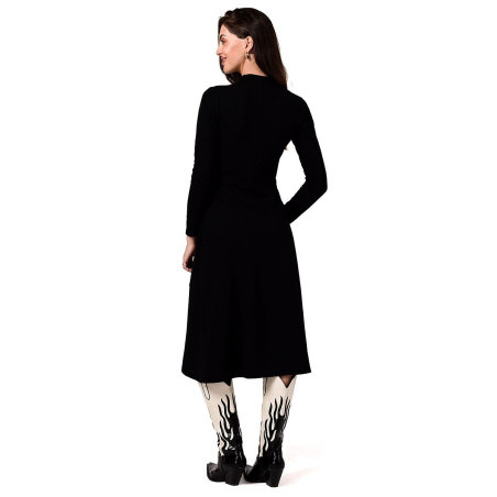 Over-the-Knee Dress Elegant Fit, Long Sleeves