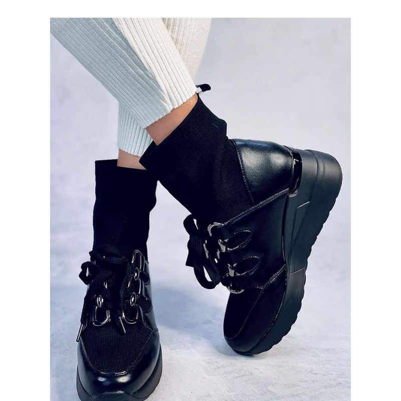 proWomen's Elastic Upper Ankle Boots with 6.5cm Heel_Women`s Ankle Boots & Booties