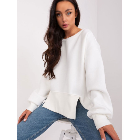 Women's Asymmetrical Hem Sweatshirt Cozy Soft Everyday Top