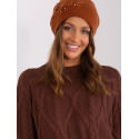 Warm Women's Winter Hat with Applique