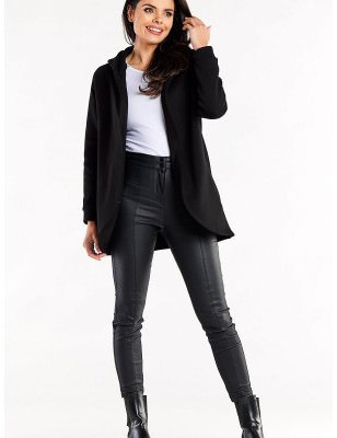Women's Loose Unbuttoned Sweatshirt Hoodie