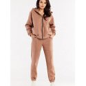 Loose Sweatpants for Women, Decorative Stitching & Side Pockets