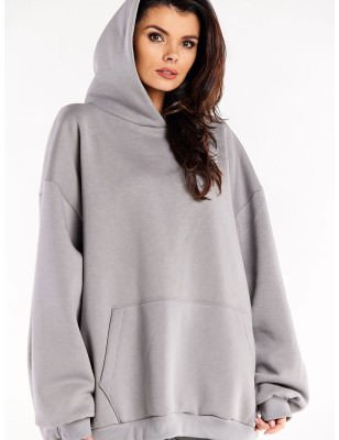 Oversized Sweatshirt Kangaroo Pocket Hoodie Cozy Comfortable