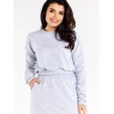 Long Sleeve Women's Blouse with Decorative Creases